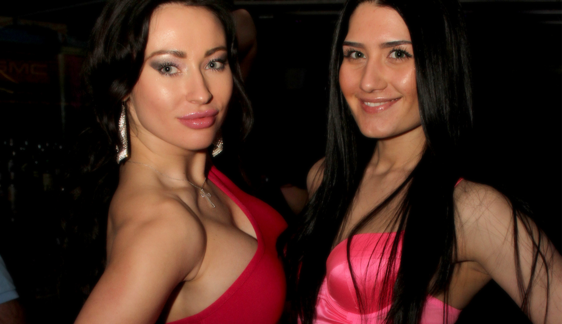 Gorgeous Penthouse girls wearing pink at the strip club in Baton Rouge image - The Penthouse Club